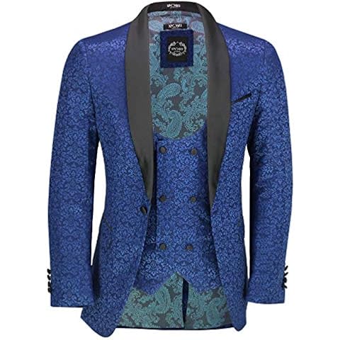 Xposed Los Hombres de Paisley Blazer with Matching Waistcoat Cover