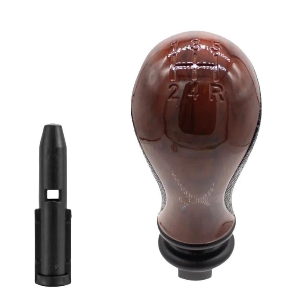 POANBCGY Shift Ball Joint 5 Speed Gear Stick Shifter Lever Head Manual Car Gear Shift Knob for Citroen C5 2001-2008 for Xsara Picasso 1999-2008(Wood Pattern)