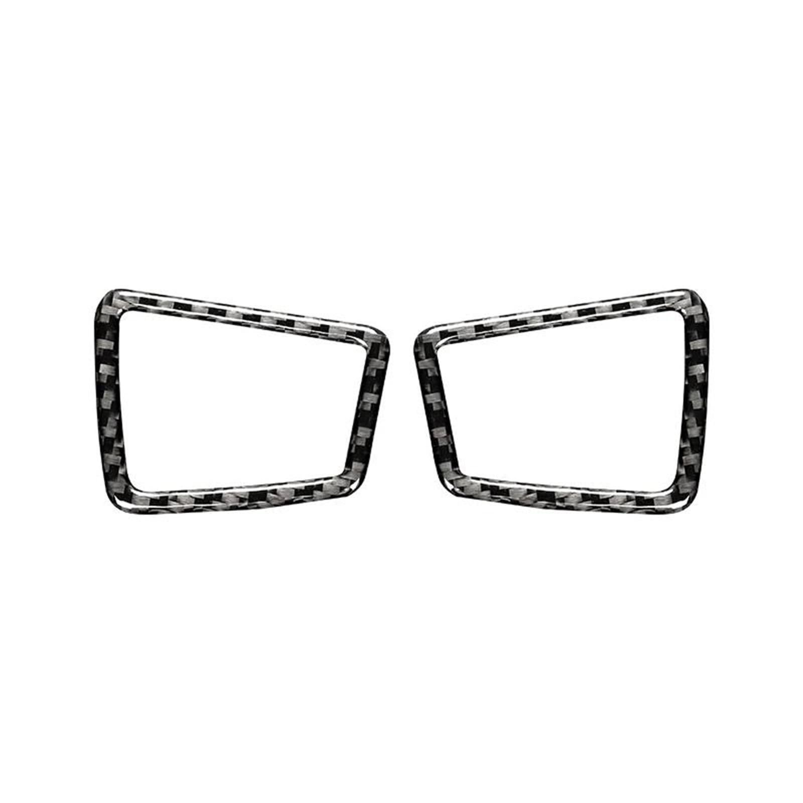 Car Interior Sticker for Explorer 2013-2019 Instrument Panel Air Outlet Decoration Frame Trim Stickers Accessories Interior Frame Trims Stickers(Black)