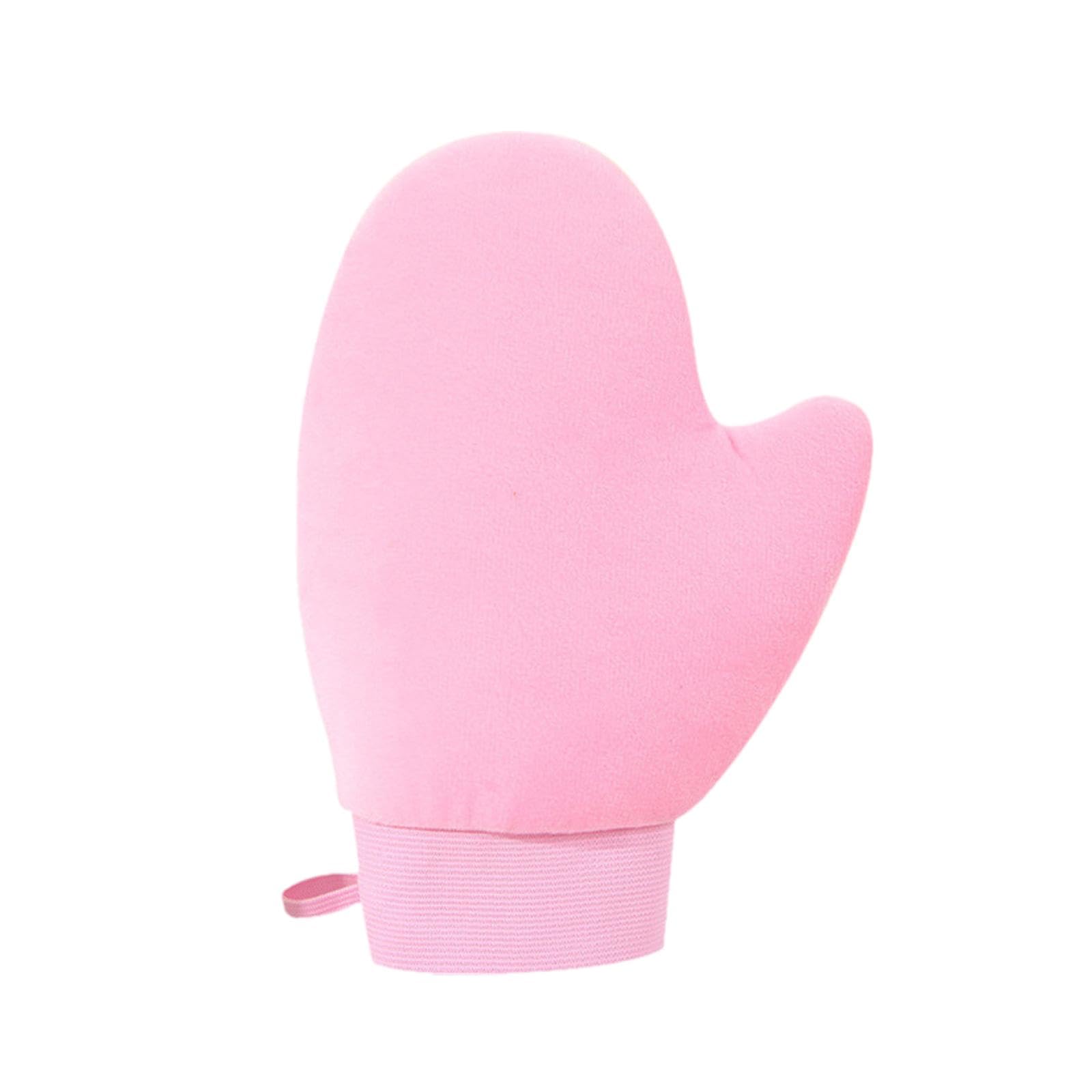 Self Tanning Mitt Applicator Sunless Tanner Applicator Glove for Face & Body Pink-picture-42