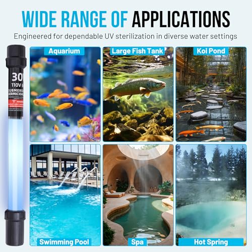 Lámpara UV-C 30W para acuarios, estanques y piscinas miniatura 6
