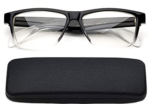 Unisex Clear Frames Squared Design Comfortable Stylish for Women and Men Thick Frame2