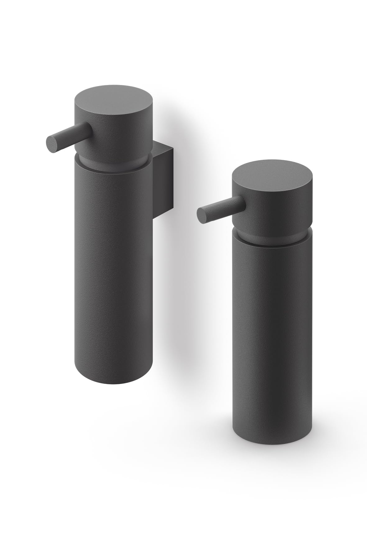 Zack MANOLA Seifenspender & Lotionspender 175 ml Schwarz – nachfüllbarer Pumpspender - Flüssigseifen Spender - Lotion Dispenser - modern & edel für Bad, Küche & Gäste-WC