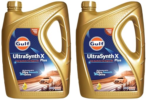 Image of GULF ULTRASYNTH X PLUS 5W-30 [3.5L + 0.5L] Top-Up Combo