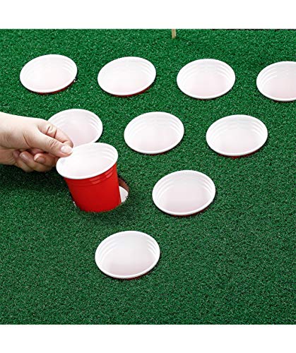image for SPRAWL Beer Pong Cornhole Golf Chipping - 2 Tragets 2 Chipping Mats 8 