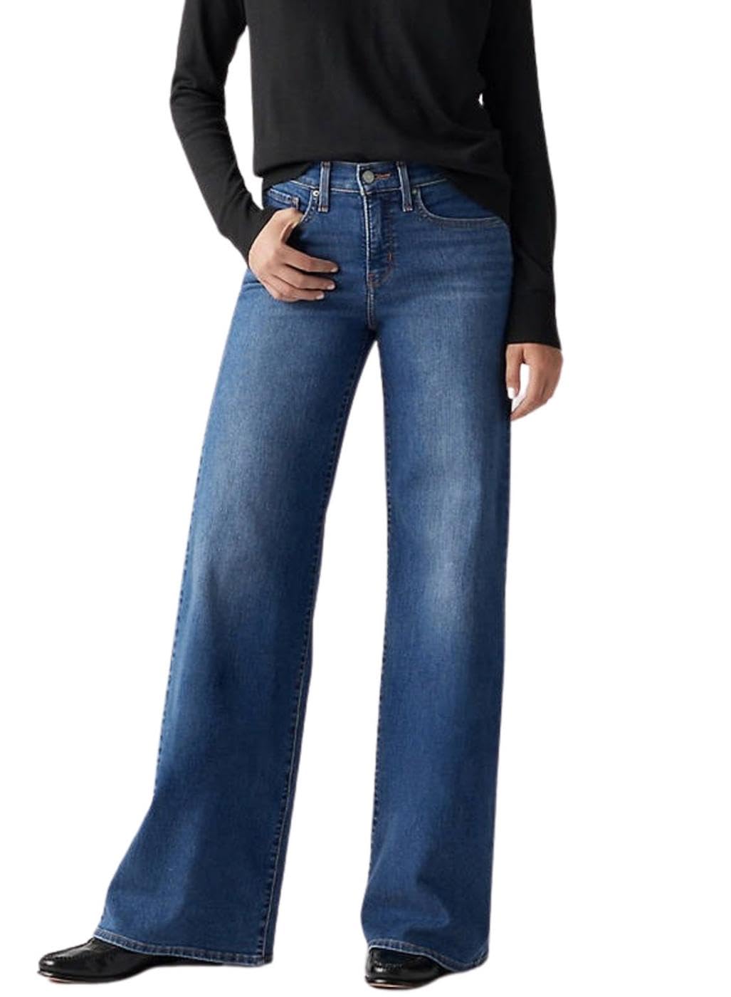 levi's Women's 318 Shaping Wide Leg Jeans, Clever Girl, 29W x 32L-picture-27