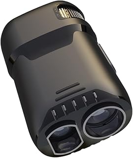 Laser Golf Hunting Rangefinder, 6X Magnification Clear View 800/1200 Yards Laser Range Finder, Lightweight, Slope, Flag-Lock and Vibration, with High-Precision