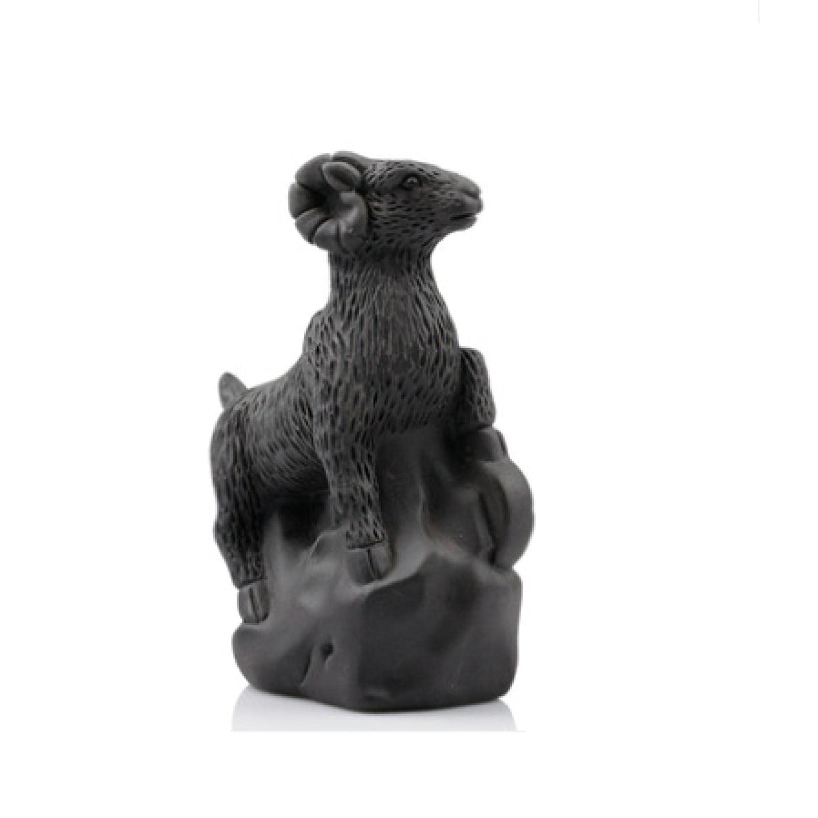 Mouton en céramique du zodiaque pour décoration de salon et chambre d'enfant