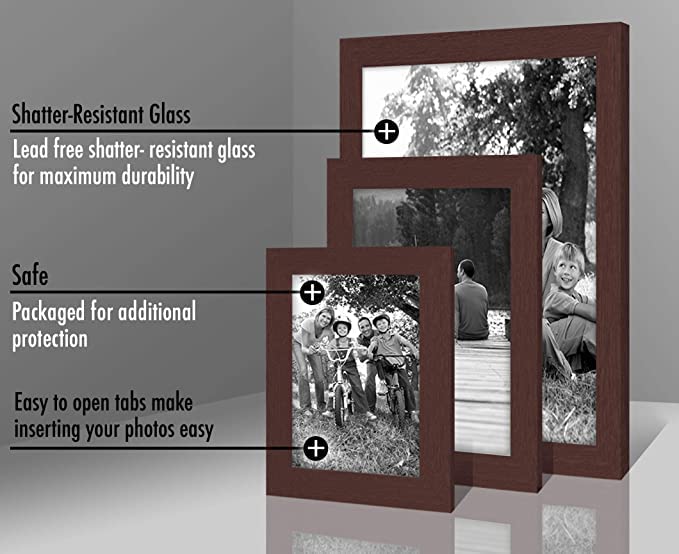 AbhiKalpya Art Studio A3 Size Photo Frame For Document 12x18 inch (Set of 6) Photo Certificate Wall Picture Frame For Home and Office Wall Decoration (Brown) 2