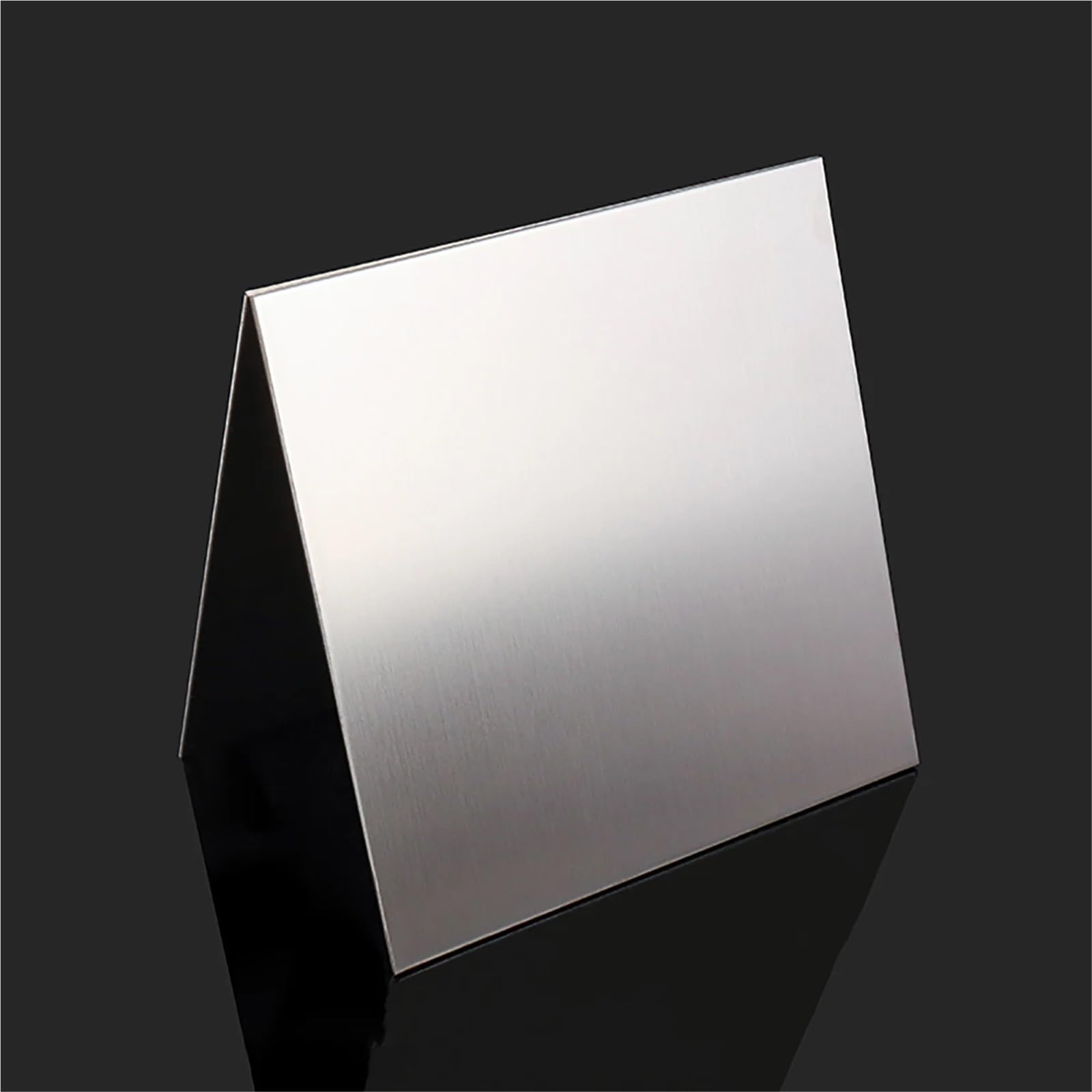 Plaque Inox Plaque carrée en tôle d'acier inoxydable, plaque métal brossé et poli(300x200x2mm 1Pcs)