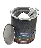 Material: Speckstein grau Budawi® - Duftstövchen Aromalampe mit Edelstahl-Sieb, Räucherstövchen Räucher-gefäß aus Speckstein, Duftlampe (Chakra) Duftlampe