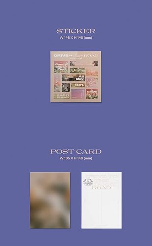 Miniatura 4 de Fantagio Music - ASTRO - Drive to the Starry Road [Road ver.] 3er álbum + póster plegado + juego de tarjetas fotográficas adicionales (6.22 x 1.38