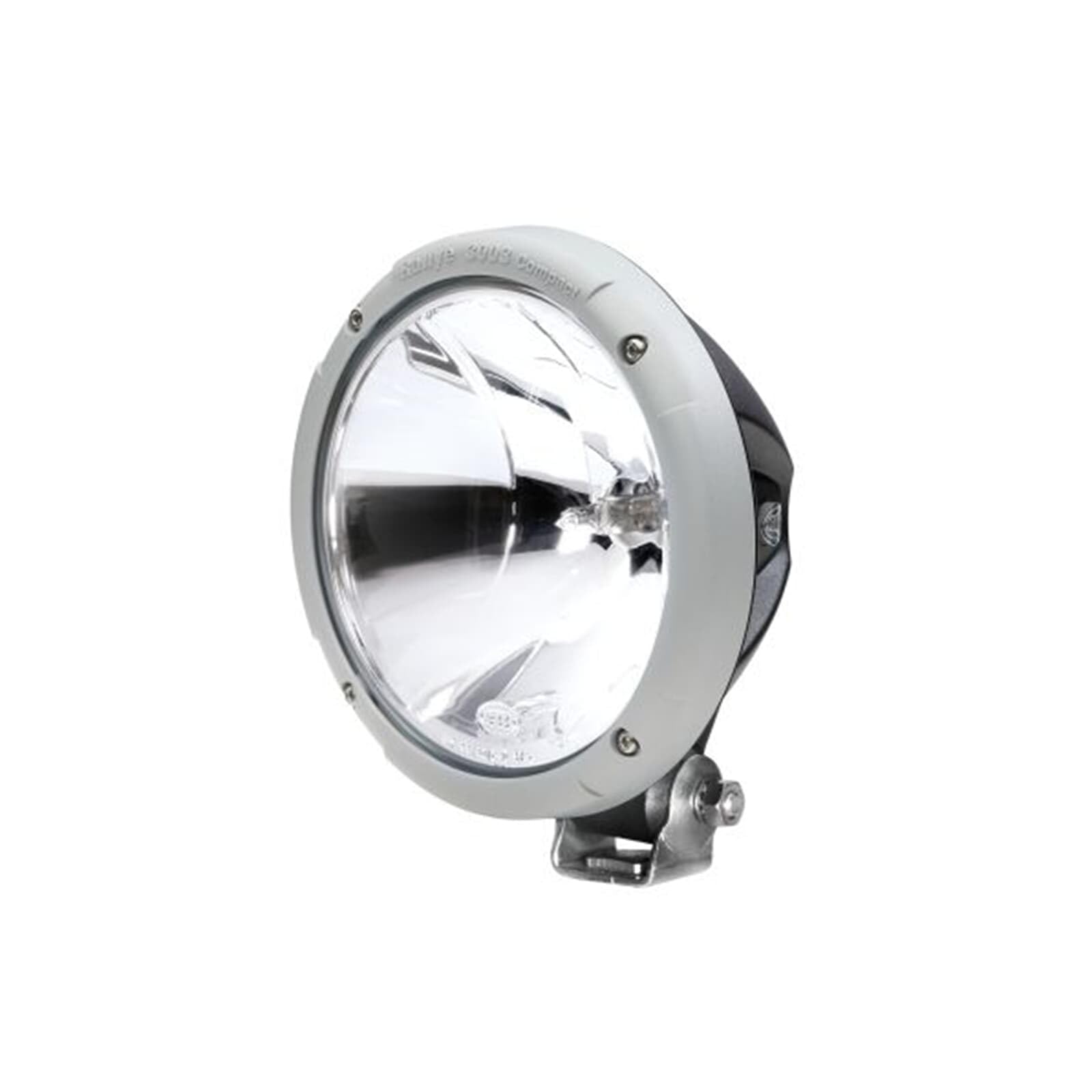 HELLA Halogen Reflektor dalekosiężny - Rallye 3003 Compact - 24V / 12V - okrągły - Liczba referencyjna: 37.5 - Szyba rozpraszająca gładka - przezroczysty - z lewej/z prawej - 1F3 010 119-111