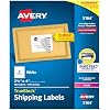 Avery Printable Shipping Labels with Sure Feed, 3-1/3 x 4, White, 600 Blank Mailing Labels for Laser Printers (5164)
