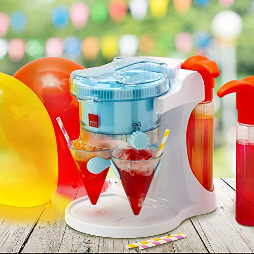 Sensio Home Schneekegel, zerkleinertes Eis, Slushie-Cocktail-Maker – kinderfreundliche rasierte Eismaschine mit 2… – Bild 3