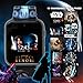 Star Wars Kids Smartwatch with OBI-Wan Kenobi Design, 10 Clock Faces, Selfie Camera, Voice and Video Recorder, Step Counter, Calculator, Alarm, Fun Games, and 3 Wallpapers – Fits Wrists 5.5