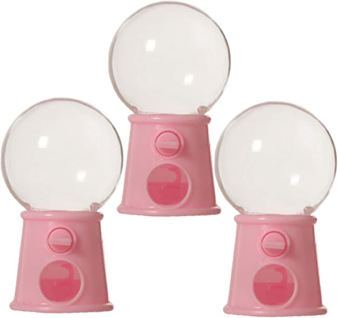 3Pcs Mini Gumball Machines for Boy Girl Plastic Candy Dispensers Fun Candy Catcher Toys Gumballs Machine for Boy Girl Play and Entertainment