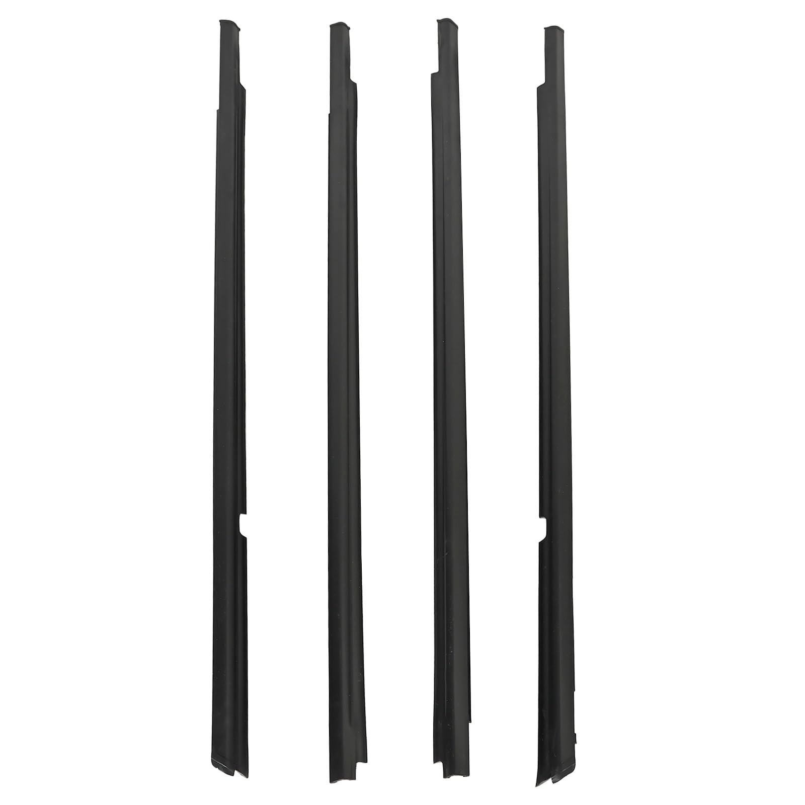 Frezon Weatherstrip Door Belt Set Fit for Mitsubishi Lancer 2008-2017# 5727A005, 5727A006, 5757A017, 5757A018, Length - Front 95.5cm, Rear 94.5cm