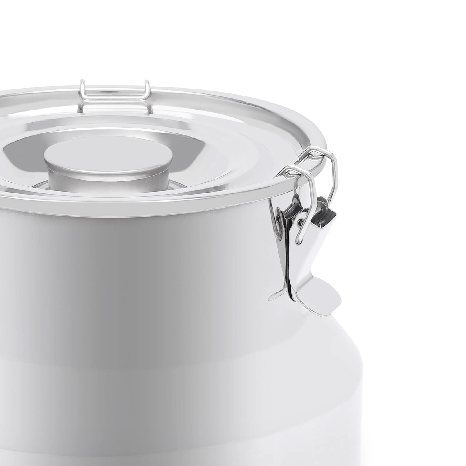 Pichet De Transport En Acier Inoxydable 28 Litres – Stockage Alimentaire Lait, Huile, Vin – Fermeture Hermétique