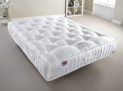 Somnior 3000 Optimum Optimum 3000 Pocket Sprung Mattress for Independent Supported Sleep, Microfibre, White, King