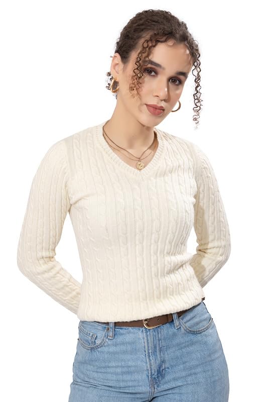 armisto Fuzzy Chunky Half Zip Sweatshirt Top/Women/Ladies/Girls-picture-19