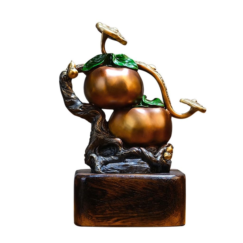 GLETSF Brass Decor Copper Horse Decoration Office Bookshelf Handicraft Statue Living Room Chinese Metal Sculpture Artwork Decoration Statues For Home Decor,A
