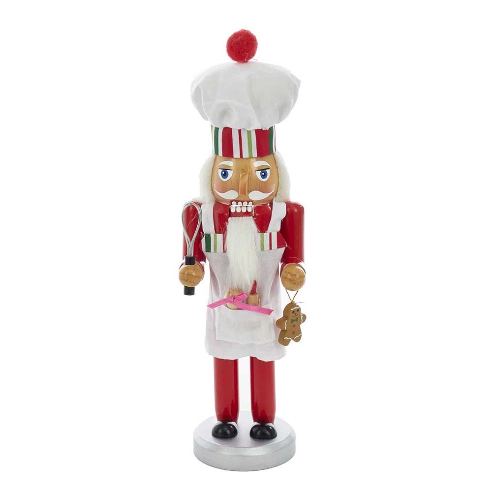 Kurt Adler 25,4 cm ahşap Chef fındıkkıran, kırmızı