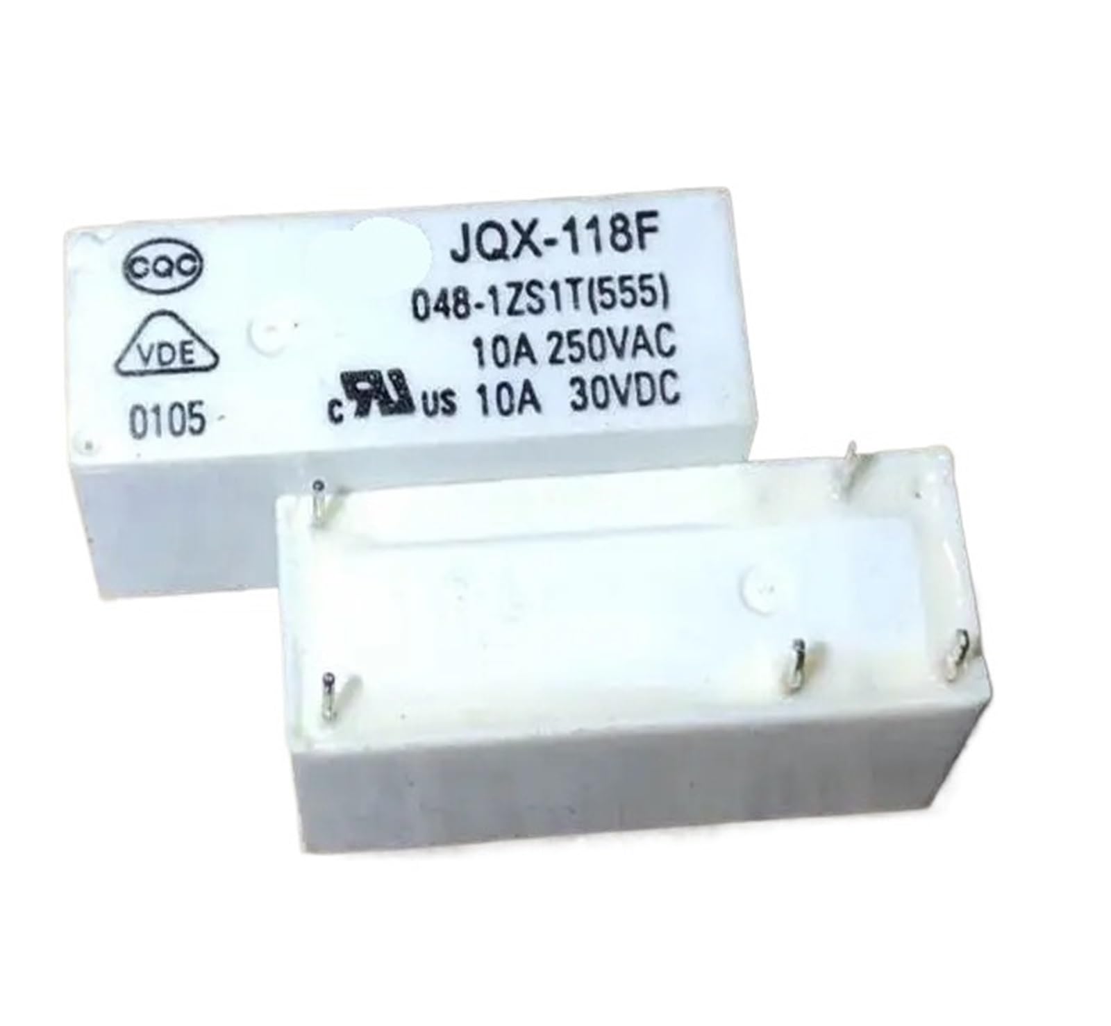 SMGLRUEAT 1pc JQX-118F 048-1ZS1T(555 (118FC-10A) Relay 5pins