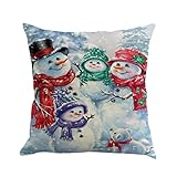 Pillow Covers,Christmas Pillow Cover Pillowcases Decorative Sofa Cushion Cover 45x45cm, Throw,Throw Pillows, Software
