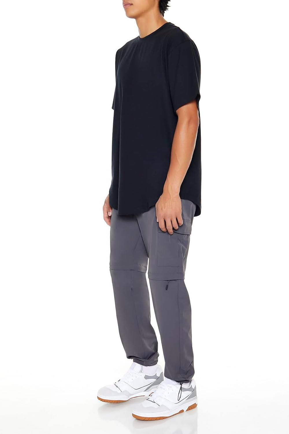 Forever 21 Mens Convertible Cargo Joggers - Image 4