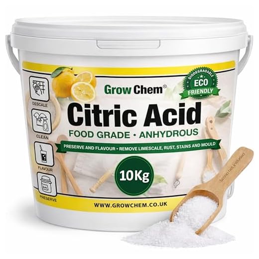 Grow Chem Citric Acid for Cleaning and Food
