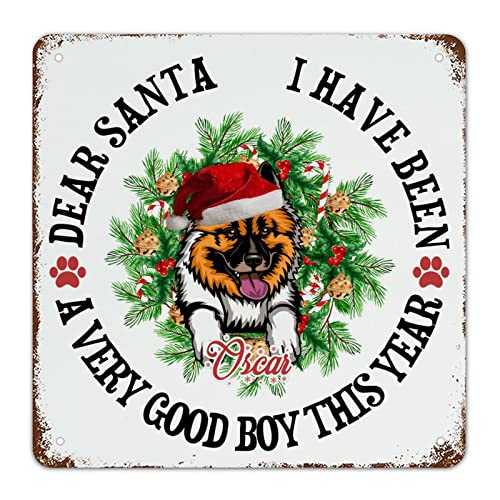 Panneau de Noël en aluminium de 38,1 cm pour décoration murale rustique de chambre et salon