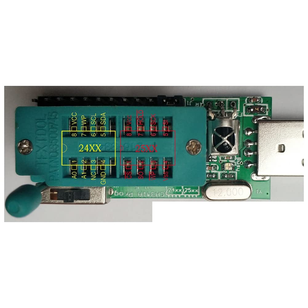 Programmeur Ch341A V1.7 1.8V DéCalage de Niveau W25Q64Fw W25Q128Fw Gd25Lq64