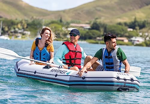 Bote Inflable Intex Mariner 4 para 4 Personas con Remos y Bomba