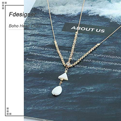 Fdesigner Boho Opal Head Chain Jewelry Gold Weddinghair Accessories Headpieces Princess Egyptian Headdress Bride Headpieces For Women #TOP1