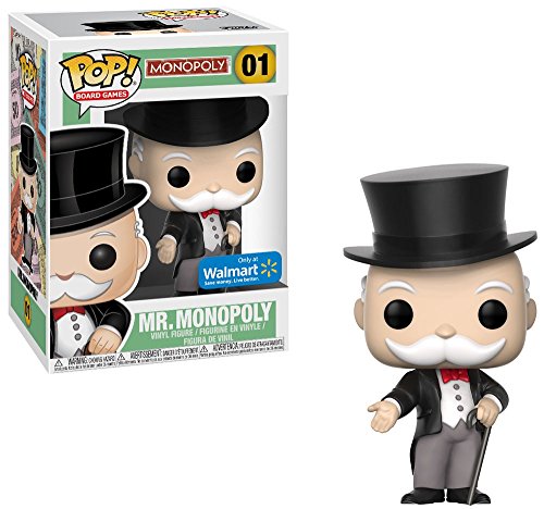Funko Pop! Vinile Mr PennyBags Monopoly Figure USA Exclusive e molto difficile da trovare