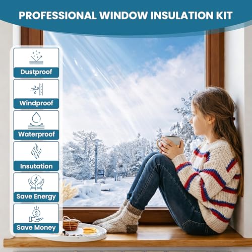 Ventana Aislante Invierno 48 pulg x 30 pies Plástico EVA miniatura 5