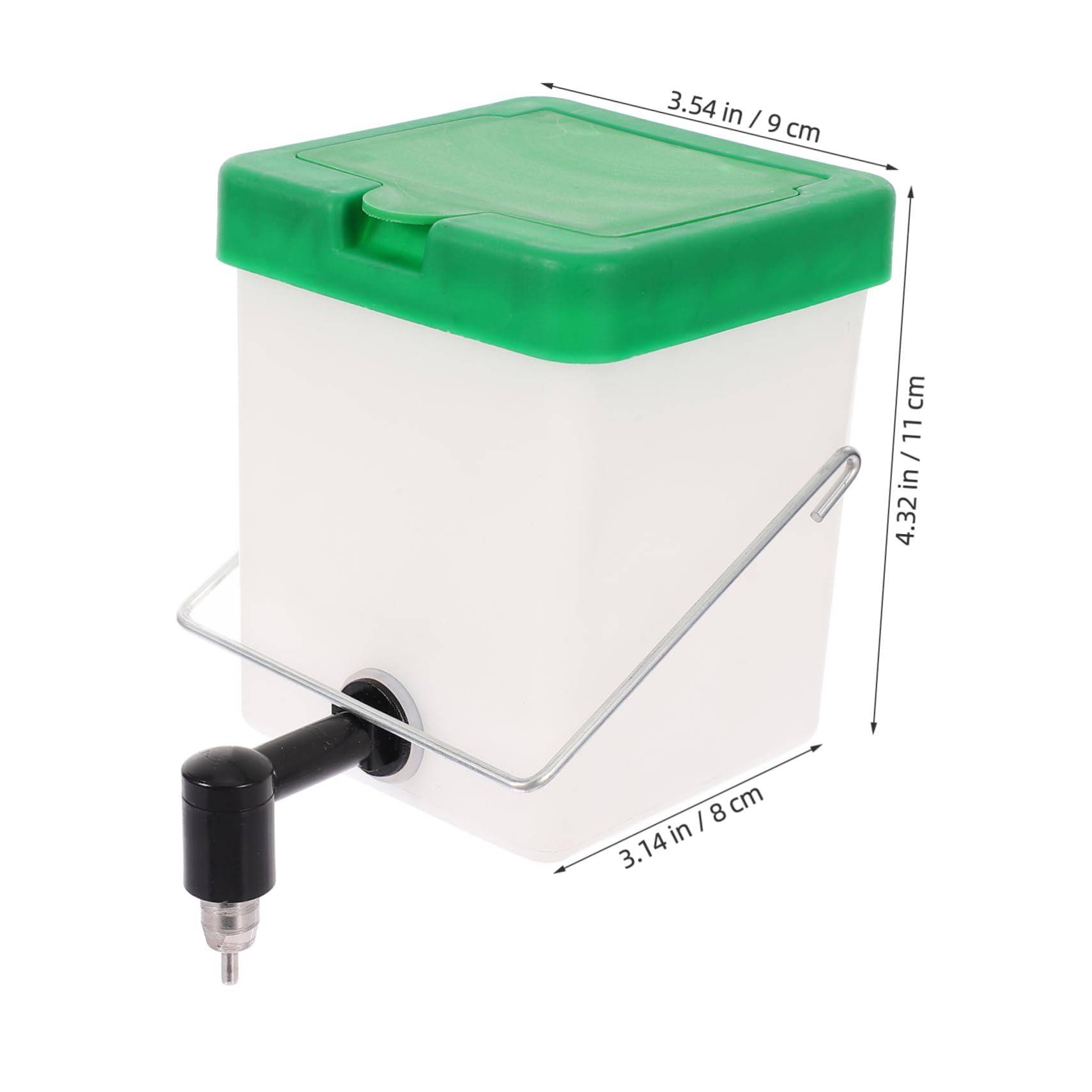 GRIRIW Hanging Rabbit Water Fountain Automatic Pet for Bunnies Animals Capacity Durable Design Easy to Install Suitable for Various Rabbit Cages
