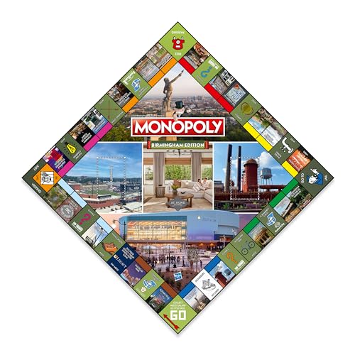 Monopoly Birmingham Edition 2-6 jugadores Juego de mesa miniatura 5