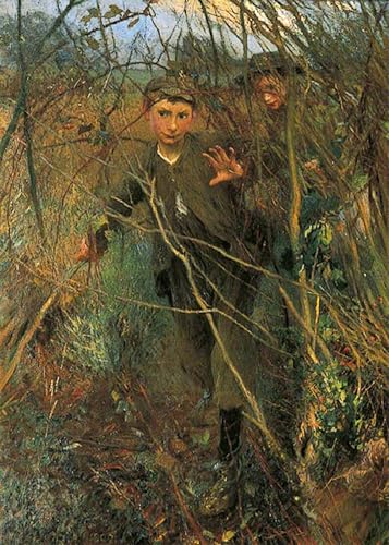 Lienzo de pared Il Varco Nella Siepe Sir George Clausen 60x90cm, el regalo de arte ideal
