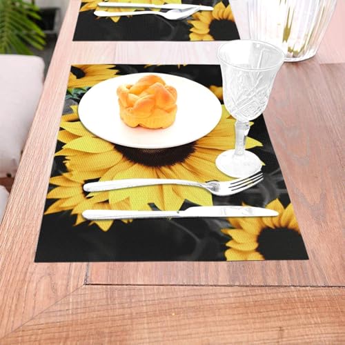 Set de table thermorésistant en PVC imperméable et antidérapant pour cuisine moderne