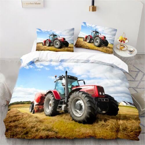Funda nórdica cama 90 de tractor en suave microfibra de 155x220 cm para habitación infantil