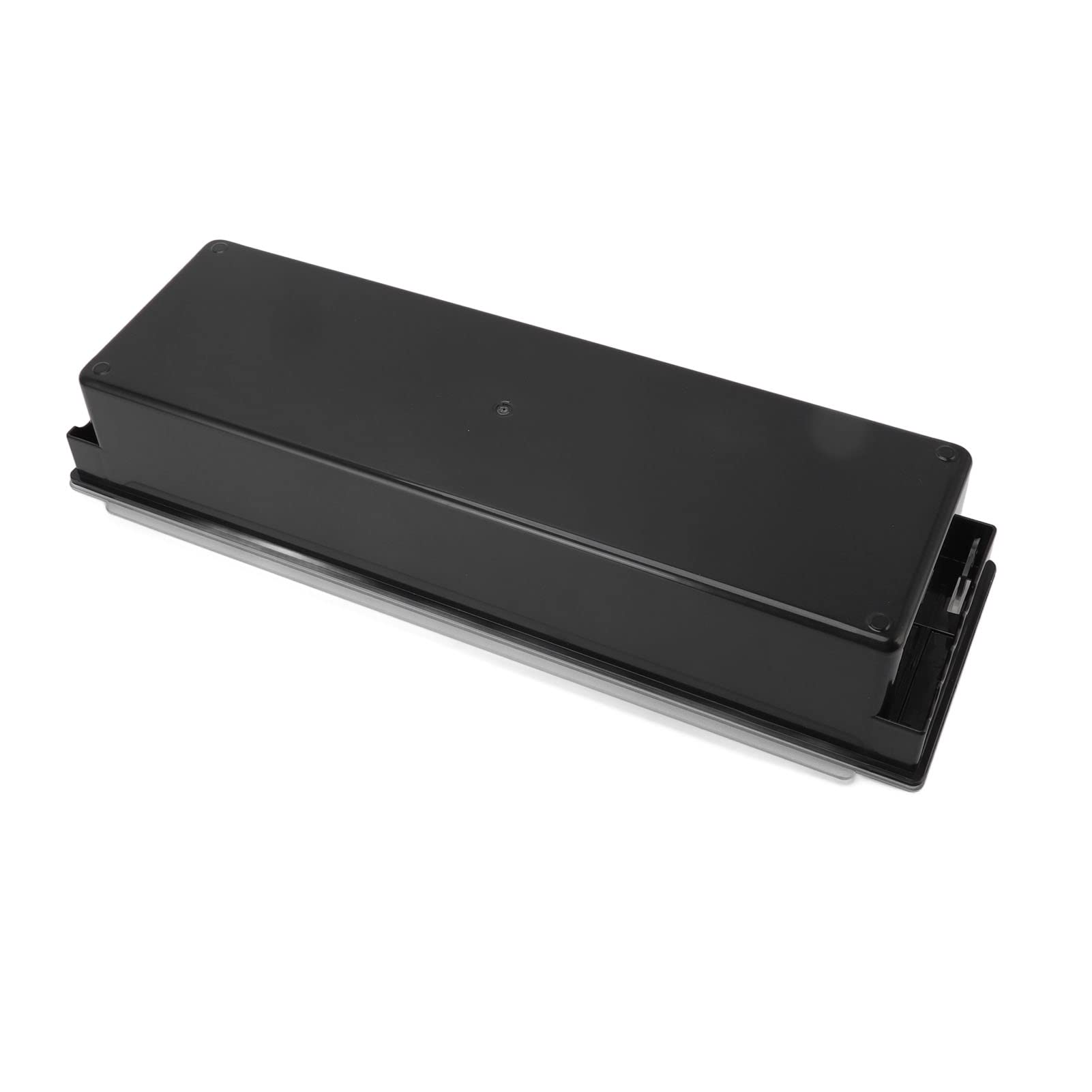 Pssopp Organizador de Condimentos con Tapa, Caddy para Frutas y Verduras, Plástico Duradero, Tapa Transparente, Diseño Desmontable, 6 Compartimentos