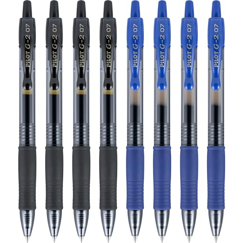 Pilot G2 Premium Gel Roller Pens, punto grueso, paquete x8 miniatura 7