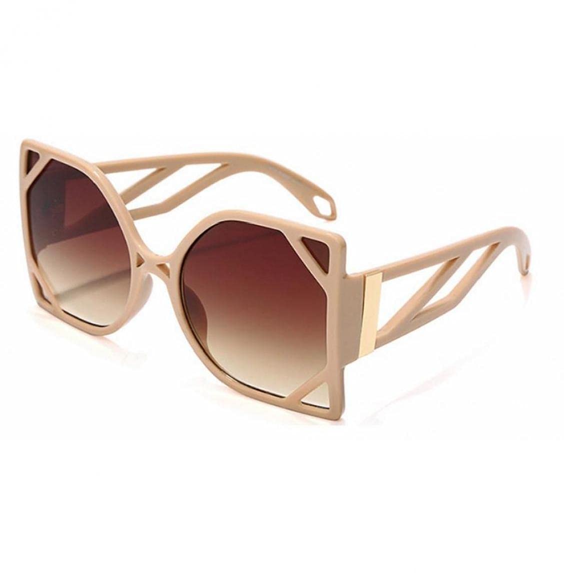 Pinicecore Men's Light Oversized Sunglasses Hollow Wo Fashion Shades Eye Glasses Uv400 Vintage Glasses