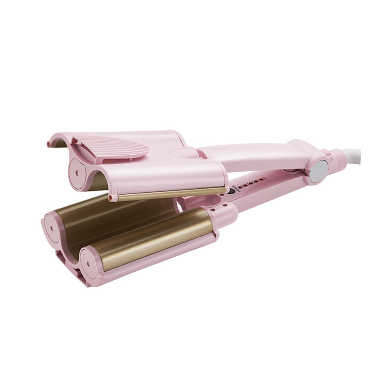 Rizador de Pelo Eléctrico Ondulado de Cerámica 1 Unidad Tamaño Medio para Mujer Uso Profesional en Peluquería Enchufe Europeo Ac220v para Peinado Rápido y Duradero