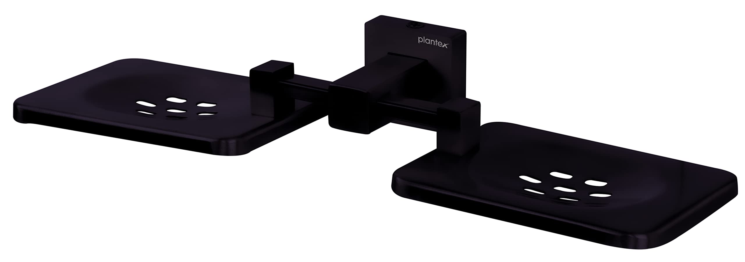 Plantex 304 Grade Stainless Steel Double Soap Holder Stand for Bathroom and Wash Basin/Bathroom Accessories - Splash (Black) (B0B31RJKQJ) Amazon Price History, Amazon Price Tracker