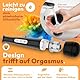 Magic Wand Vibrator Kabellos für Frauen – 20 Modi & 10 Intensitäten – Massagestab mit Silikonkopf & Akku – Klitorisstimulation – Sexspielzeug für Paare & Solo (Schwarz)