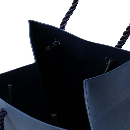 Miniatura 22 de SEUNMUK Paquete de 30 bolsas para botellas de vino blanco de 13.8 x 4.3 x 3.5 pulgadas, bolsa de regalo de vino de papel grueso de 8.82 oz/m²