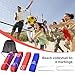 Nuytghr Beach Volleyball Lines, Outdoor Court Marking Set, 1.97 Inches Foldable Sports Accessory for Park, Home, Practice, Backyard, and Recreational Volleyball Games in Open Spaces